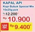 Promo Harga Kapal Api Kopi Bubuk Special Mix per 10 sachet 25 gr - Indomaret