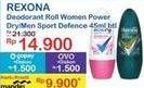 Promo Harga REXONA Deo Roll Women Power Dry/ Men Sport Defence 45ml  - Indomaret