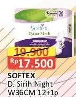 Promo Harga Softex Daun Sirih 36cm 13 pcs - Alfamart