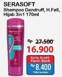 Promo Harga Serasoft Shampoo Anti Dandruff, Hairfall Treatment, Hijab 3in1 170 ml - Alfamart
