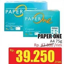 Promo Harga PAPERONE Kertas Copier A4 75 G 500 sheet - Hari Hari