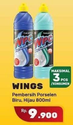 Promo Harga WPC Pembersih Porselen Biru, Hijau 800 ml - Yogya