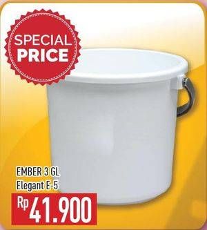 Promo Harga ELEGANT Ember 3 Galon E-5  - Hypermart