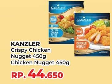 Promo Harga Kanzler Chicken Nugget Original, Crispy 450 gr - Yogya