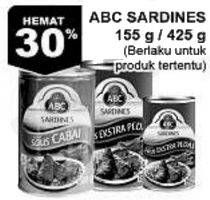 Promo Harga Sardines 155/425gr  - Giant