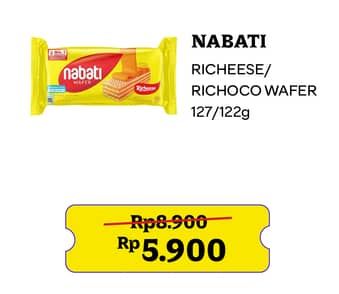 Promo Harga Nabati Wafer Richeese, Richoco 127 gr - Indomaret