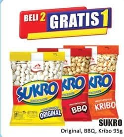 Promo Harga Dua Kelinci Kacang Sukro Original, BBQ, Kribo 100 gr - Hari Hari