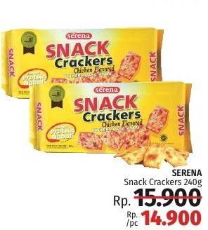 Promo Harga SERENA Snack Crackers 240 gr - LotteMart