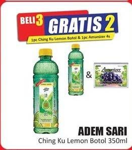 Promo Harga ADEM SARI Ching Ku Herbal Lemon 350 ml - Hari Hari