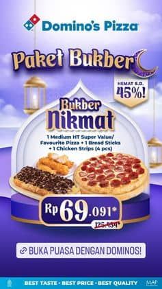 Promo Harga Bukber Nikmat  - Domino Pizza