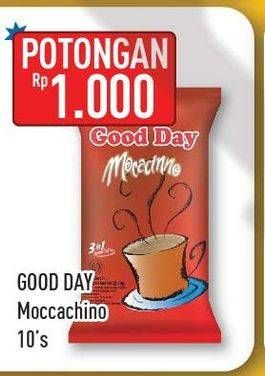 Promo Harga Good Day Instant Coffee 3 in 1 10 sachet - Hypermart