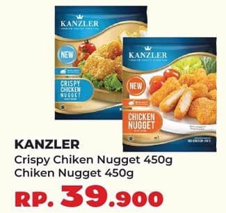 Promo Harga Kanzler Chicken Nugget Original, Crispy 450 gr - Yogya