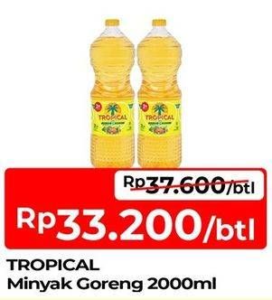 Promo Harga Tropical Minyak Goreng 2000 ml - TIP TOP