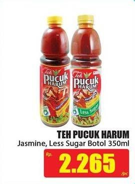 Promo Harga TEH PUCUK HARUM Minuman Teh Jasmine, Less Sugar 350 ml - Hari Hari