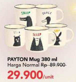 Promo Harga PAYTON Mug 380 ml - Carrefour