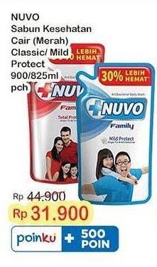 Promo Harga Nuvo Body Wash Mild Protect, Total Protect 825 ml - Indomaret
