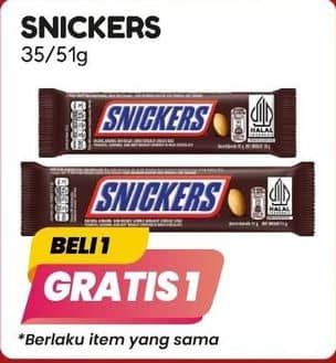 Promo Harga Snickers Chocolate 35 gr - Alfamart