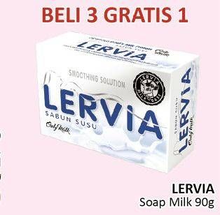 Promo Harga LERVIA Bar Soap 90 gr - Alfamidi