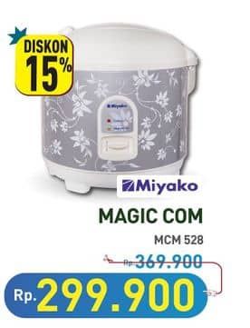 Promo Harga Miyako MCM 528 | Magic Com  - Hypermart