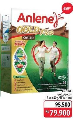 Promo Harga ANLENE Gold Plus Susu High Calcium All Variants 650 gr - Alfamidi