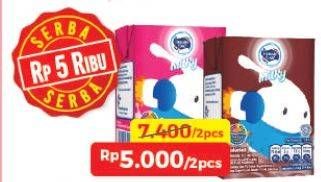 Promo Harga Frisian Flag Susu UHT Milky Zuzhu Zazha Chocolate, Strawberry 115 ml - Alfamart