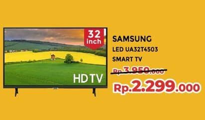 Promo Harga Samsung UA32T4503AK HD | Smart TV 32 Inci  - Yogya