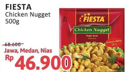 Promo Harga Fiesta Naget Chicken Nugget 500 gr - Alfamidi