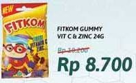 Promo Harga FITKOM Gummy Vit C Zinc 24 gr - Alfamidi