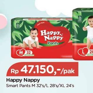 Promo Harga Happy Nappy Smart Pantz Diaper XL24, M32, L28 24 pcs - TIP TOP