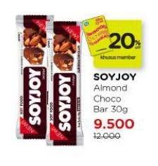 Promo Harga Soyjoy Fruit Bar Almond Chocolate 30 gr - Watsons