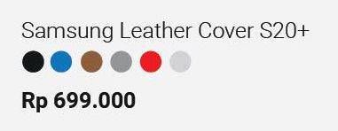 Promo Harga SAMSUNG Case Premium Leather S20+  - Erafone