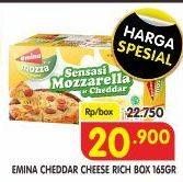 Promo Harga EMINA Cheddar Cheese Rich 165 gr - Superindo