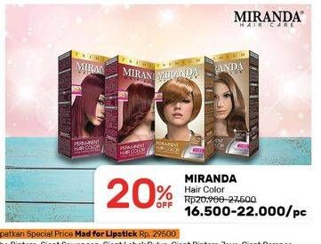 Promo Harga MIRANDA Hair Color  - Guardian