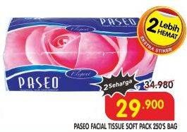 Promo Harga PASEO Facial Tissue Elegant 250 sheet - Superindo