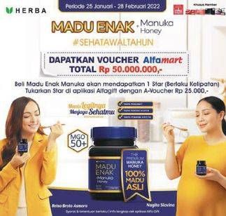 Promo Harga HERBA Madu Enak Manuka Honey 250 gr - Alfamart