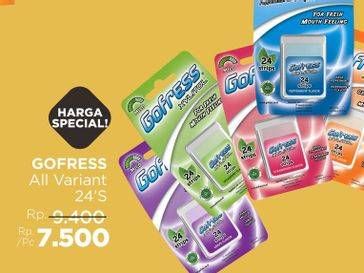 Promo Harga Go Fress Refreshing Oral Care Strips All Variants 24 pcs - LotteMart