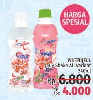 Promo Harga NUTRIJELL Jelly Shake All Variants 340 ml - LotteMart