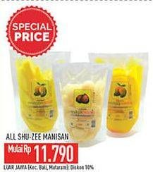 Promo Harga Shu Zee Manisan All Variants  - Hypermart