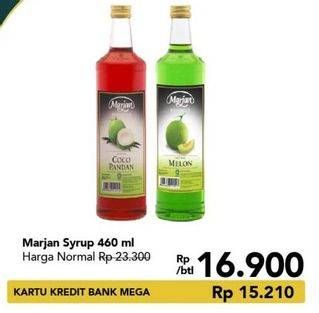 Promo Harga MARJAN Syrup Boudoin 460 ml - Carrefour