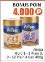 Promo Harga FRISO Gold 3/4 Susu Pertumbuhan Plain 400 gr - Alfamidi