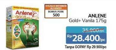 Promo Harga ANLENE Gold Plus 5x Hi-Calcium Vanila 175 gr - Alfamidi