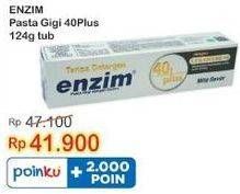 Promo Harga ENZIM Pasta Gigi 40 Plus 124 gr - Indomaret
