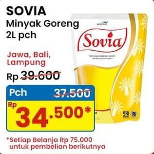 Promo Harga Sovia Minyak Goreng 2000 ml - Indomaret