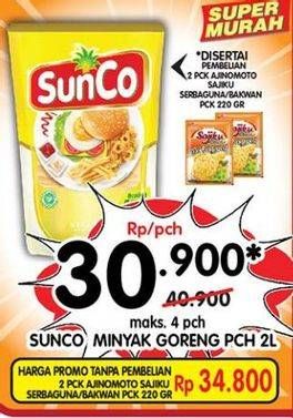 Promo Harga Sunco Minyak Goreng 2000 ml - Superindo