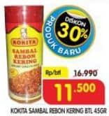 Promo Harga Kokita Sambal Kering 45 gr - Superindo