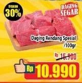 Promo Harga Daging Rendang Sapi Spesial per 100 gr - Hypermart