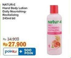 Promo Harga Natur-e Hand Body Lotion Daily Nourishing Revitalizing 245 ml - Indomaret