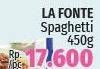Promo Harga LA FONTE Spaghetti 450 gr - LotteMart