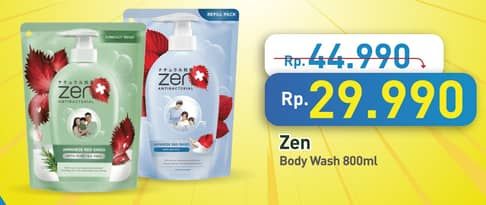 Promo Harga ZEN Anti Bacterial Body Wash 900 ml - Hypermart