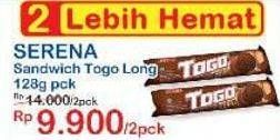 Promo Harga Serena Togo Biskuit Cokelat 128 gr - Indomaret